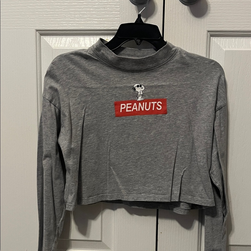 Peanuts Heather Gray Sweatshirt